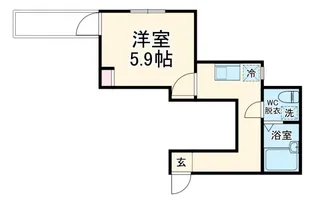 ベスト上星川【3階】の間取り
