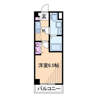 新明レジデンス矢向【1階】の間取り