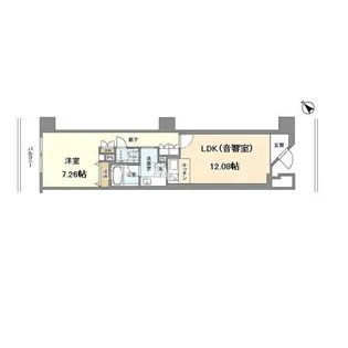 東京都目黒区大橋2【マンション】の間取り