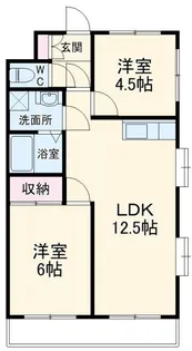 ブランフリーゼ【3階】の間取り