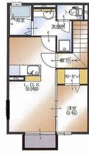 メゾンドLuLuII【2階】の間取り