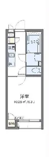 クレイノサングランド【1階】の間取り