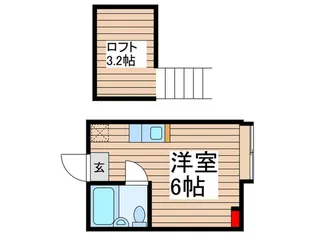 キャピタル八柱【2階】の間取り