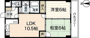 ライブ・コーポ辰広【1階】の間取り