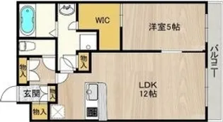 大阪府大阪市生野区鶴橋1【マンション】の間取り