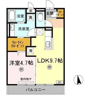 アースガーデンSOJA【1階】の間取り