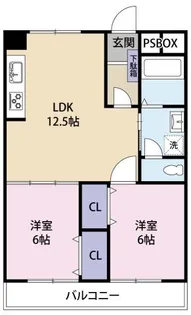 武田ビル【5階】の間取り