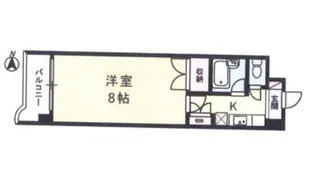 オクタワーズ松山道後【1階】の間取り