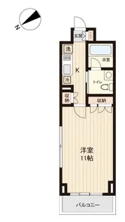 プラティーク清澄白河【2階】の間取り