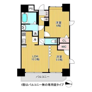 フォーシーズン開成山公園【4階】の間取り