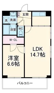 ツインリーフ渋谷【4階】の間取り