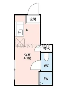 サークルハウス東松原【2階】の間取り