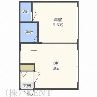ヴィレッジ山の手【2階】の間取り
