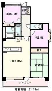 埼玉県川口市西川口2【マンション】の間取り