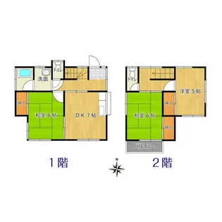 神奈川県小田原市蓮正寺【一戸建】の間取り