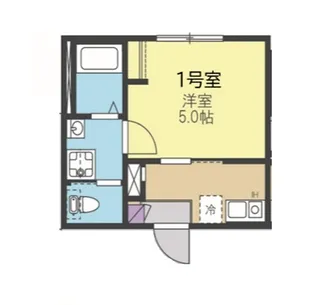 ブロンテ三ッ沢【1階】の間取り