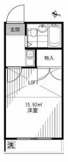 レオパレス武蔵浦和【2階】の間取り