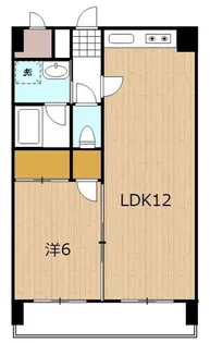 エラン宮崎I番館【2階】の間取り