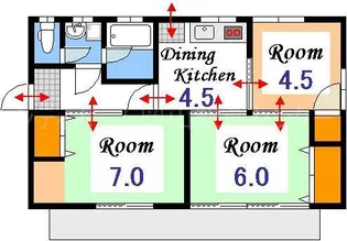 岡山県岡山市中区さい東町1【一戸建】の間取り