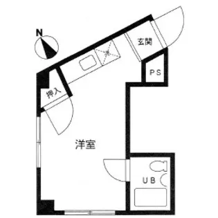 大倉グリーンマンション【3階】の間取り