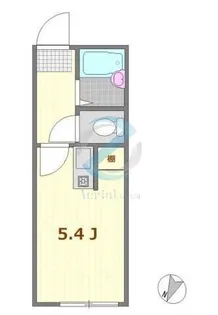 東京都江戸川区鹿骨2【アパート】の間取り