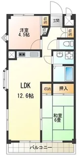 ブルックイーストマンション【3階】の間取り