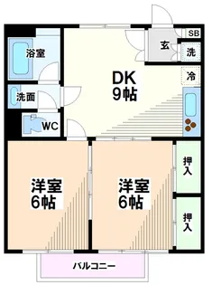 東京都立川市幸町5【マンション】の間取り