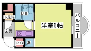 ステューデントビラウィング【3階】の間取り