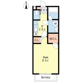 テスタ一之江【2階】の間取り