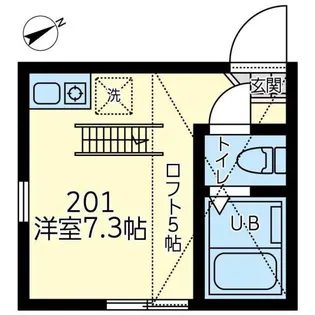 神奈川県横浜市西区久保町【アパート】の間取り