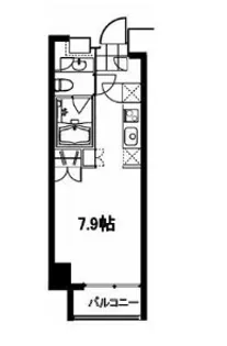フレンシア麻布十番サウス【4階】の間取り
