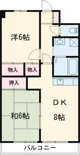 エスポワール篠崎2【6階】の間取り