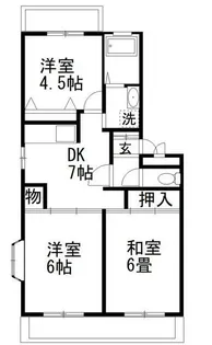 千葉県船橋市薬円台5【マンション】の間取り