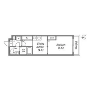 GRAN PASEO舎人【5階】の間取り