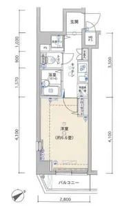 ヴェルト亀戸II【2階】の間取り