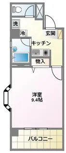 パラティーノ日吉【1階】の間取り