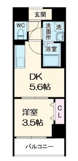 Serie東淀川【4階】の間取り