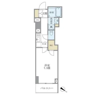 プランドール水天宮【6階】の間取り