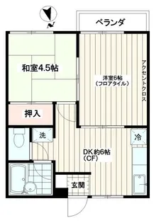 ハイマートけやき【2階】の間取り