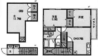 東京都練馬区田柄4【一戸建】の間取り