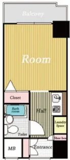 ラポール中目黒【2階】の間取り