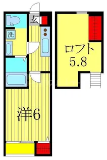 エスペランサAK豊四季【1階】の間取り
