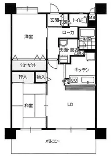 ユメックスマンション ラ・ヴィー欅【3階】の間取り