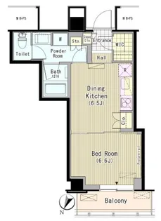 メルクマール京王笹塚レジデンス【10階】の間取り