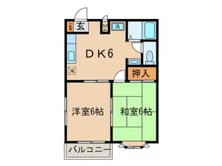 チェリッシュ菊名【2階】の間取り