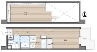 東京都墨田区東駒形4【マンション】の間取り
