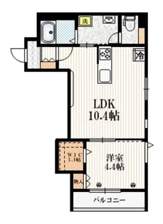 アベニール川口【3階】の間取り