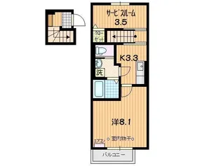 パークヒル【2階】の間取り