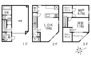 ソラーナ横川の間取り