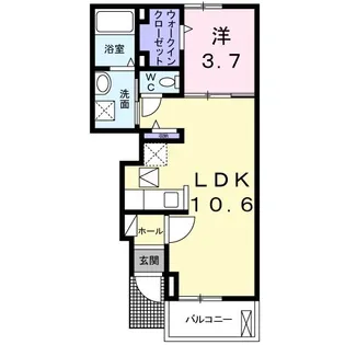 アヴァンギャルド【1階】の間取り